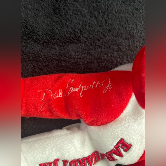 Vintage Dale Earnhardt Jr Teddy Bear Red White Salvinos Bammers Beanie Baby NEW - Picture 4 of 7